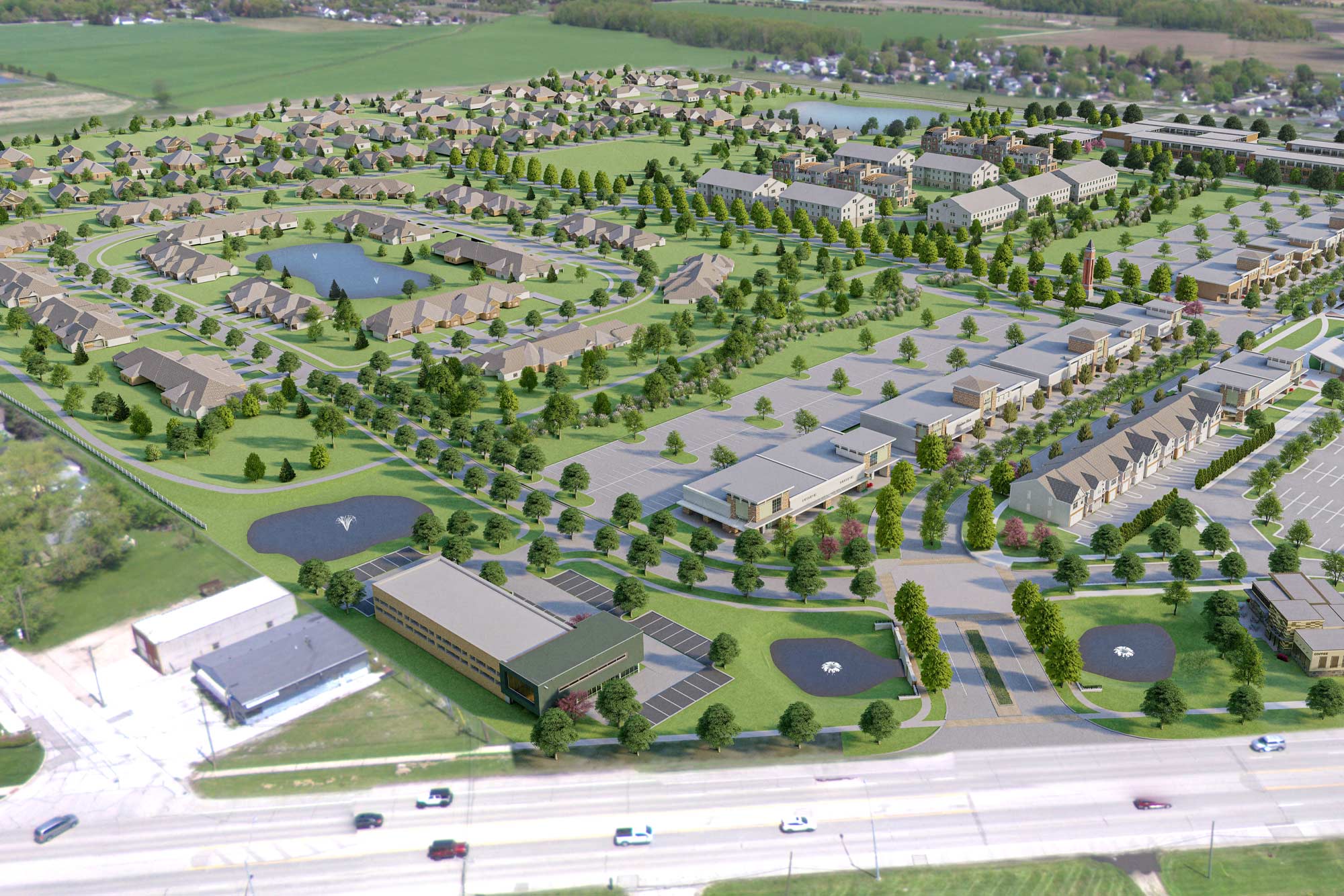 The-Enclave-Miller-Diversified Enclave commercial and residential development by Miller Diversified Realty