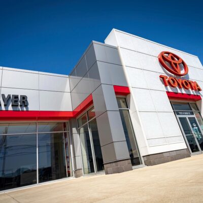 Toyota auto dealership construction project