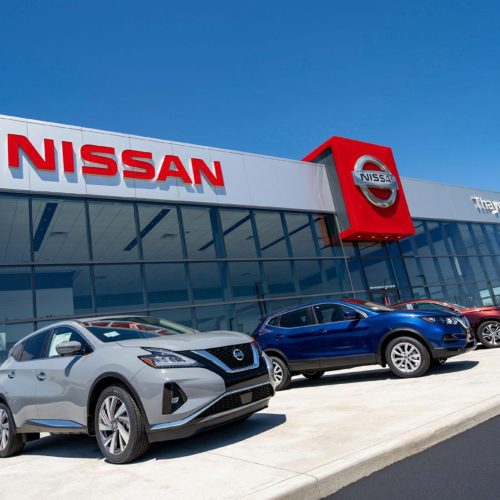 Nissan auto dealership commercial construction project