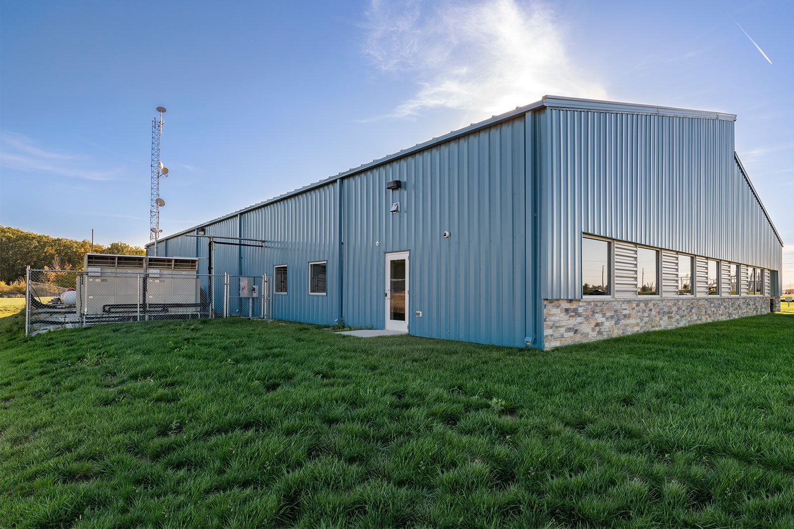Commercial warehouse construction project