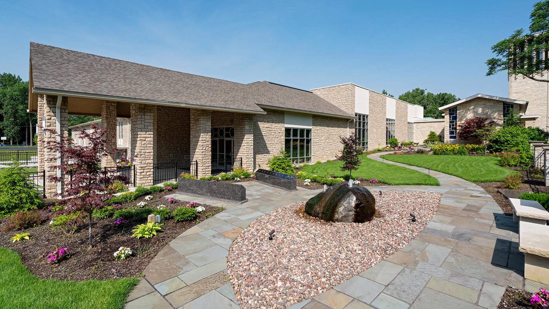 Side angle for a construction manager as owner's advisor church project by Miller Diversified