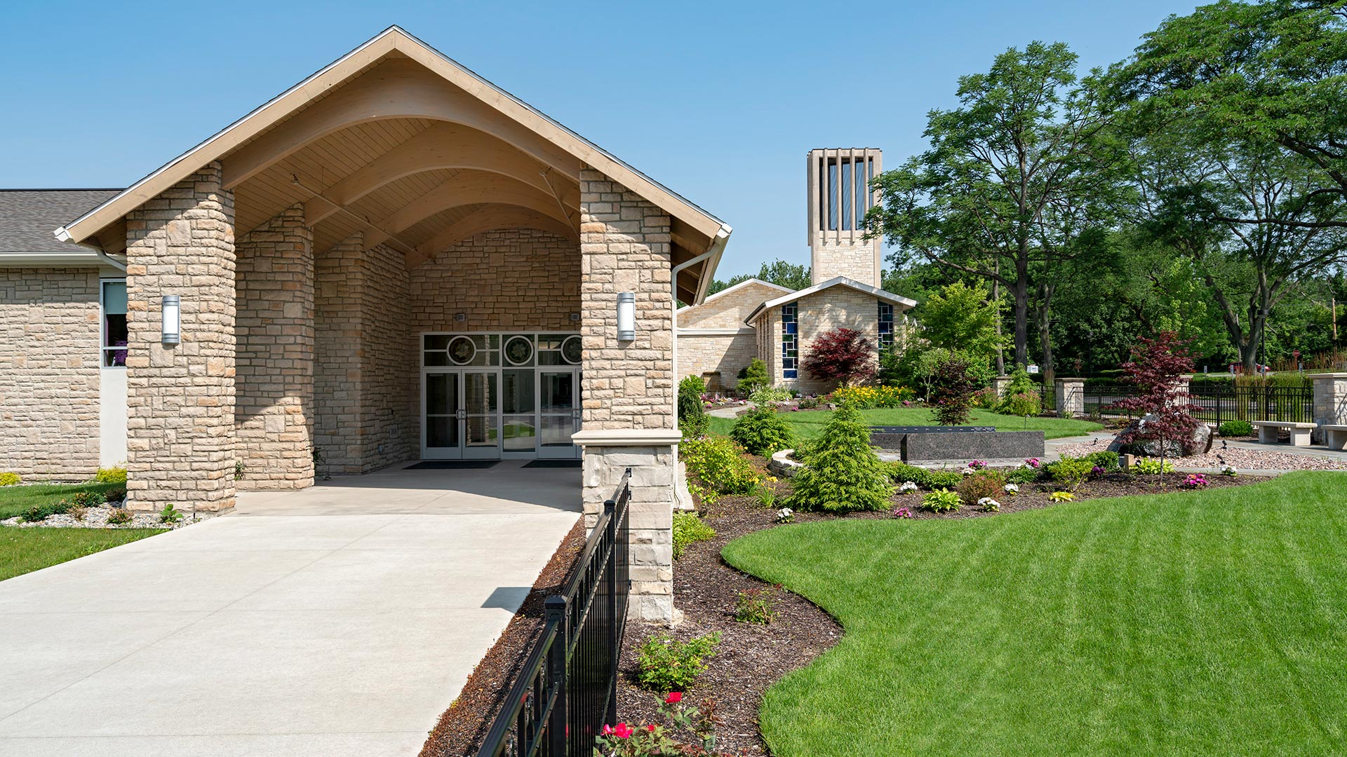 Exterior elevation for a construction manager as owner's advisor project by Miller Diversified