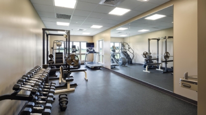 Fire station workout and weight room