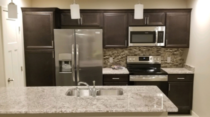Kitchen area of medical facility project by Miller Diversified