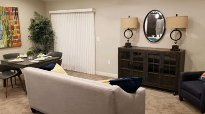 Living area of Trilogy Senior Housing elder care facility completed by Miller Diversified Construction