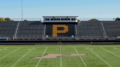 Perrysburg Bleachers construction project by Miller Diversified