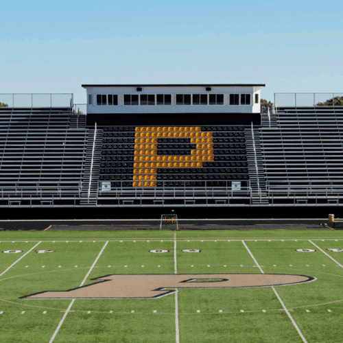 Perrysburg Bleachers construction project by Miller Diversified