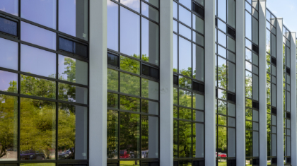 Notre Dame Academy's windows installed by the commercial construction team at Miller Diversified